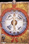 Hildegard of Bingen Her Cosmiarcha,Coreadora and Parent of the Humanity and of humankind oil painting reproduction